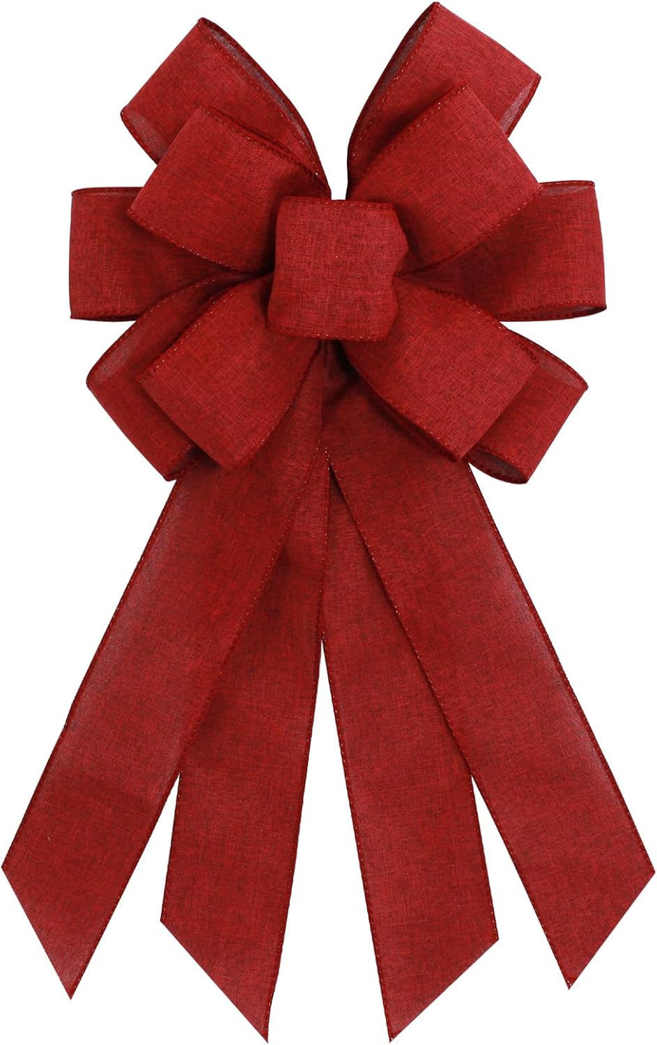Regine Switzerland Burgundy Red Wreath Bow - Elegant Birthday & Anniversary Decor | Farmhouse Style for Front Door