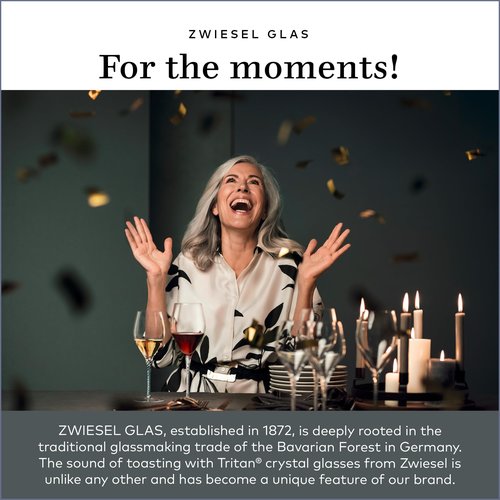 ZWIESEL GLAS Pure Longdrink Glass (Set of 6), Bar Glasses for Long Drinks, Dishwasher-Safe Tritan Crystal Glasses, Made in Germany (18 Ounce)