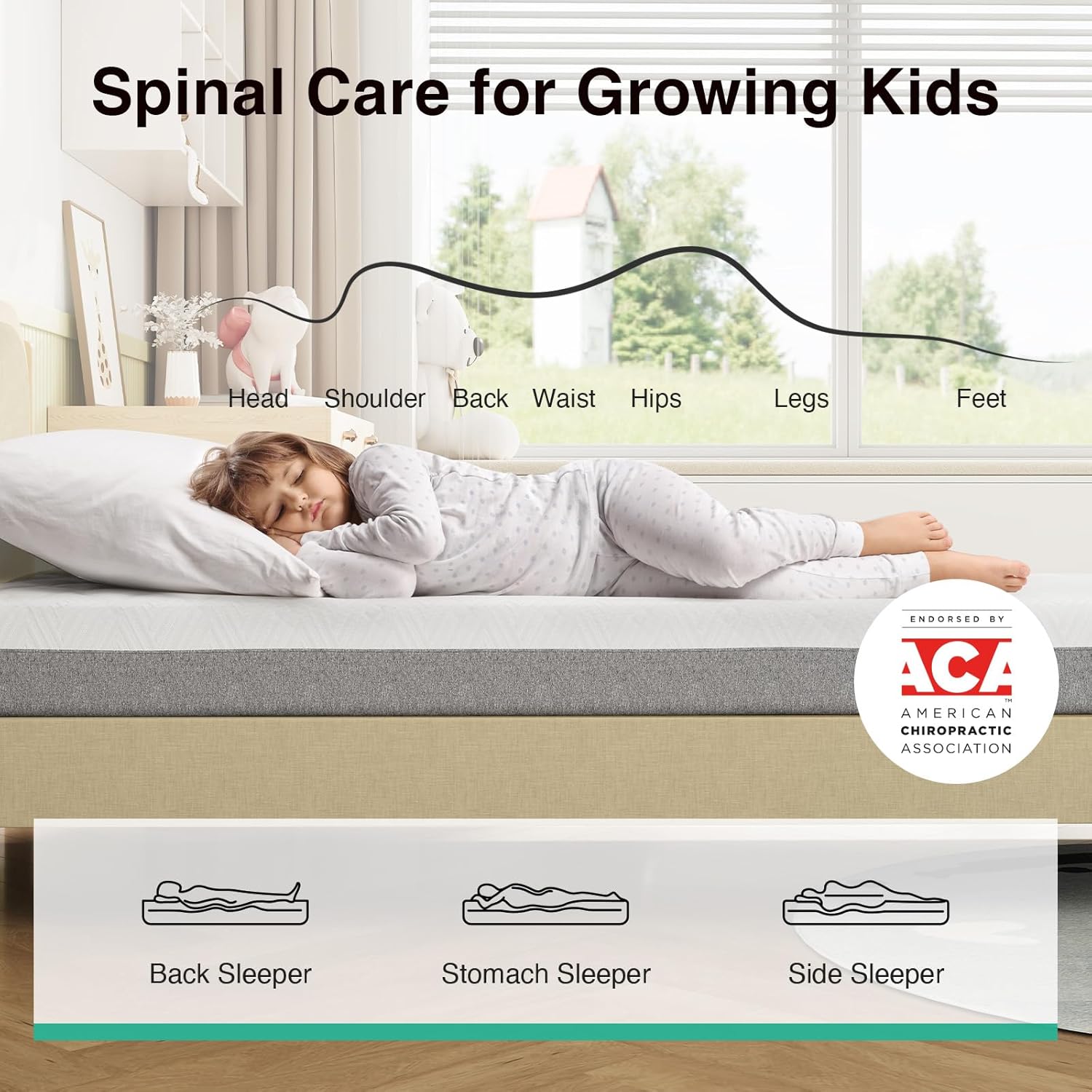 Novilla Twin Mattress - 6-Inch Gel Memory Foam for Cool Sleep & Pressure Relief | Medium Firm Twin Size