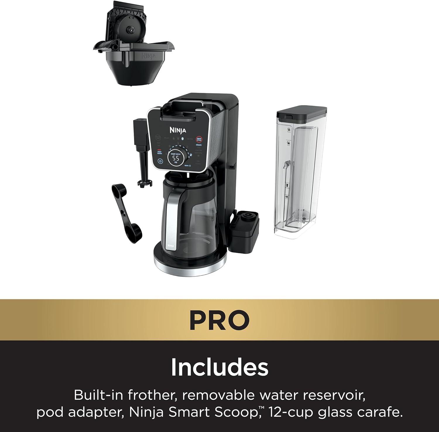 Ninja Drip Coffee Maker - DualBrew Pro Specialty Coffee System | 12-Cup & K-Cup Compatible