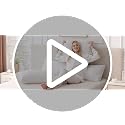 Cooling Memory Foam Pillows Queen Size Set of 2 | Adjustable Firm Support for Neck Pain Relief