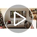 Ausril Large Vintage Christmas Wall Art Set - 24 x 36 x 3, 3-Piece