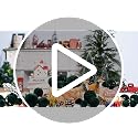 Waipfaru 38Pcs Green Velvet Christmas Ornaments Set - Shatterproof Holiday Decorations