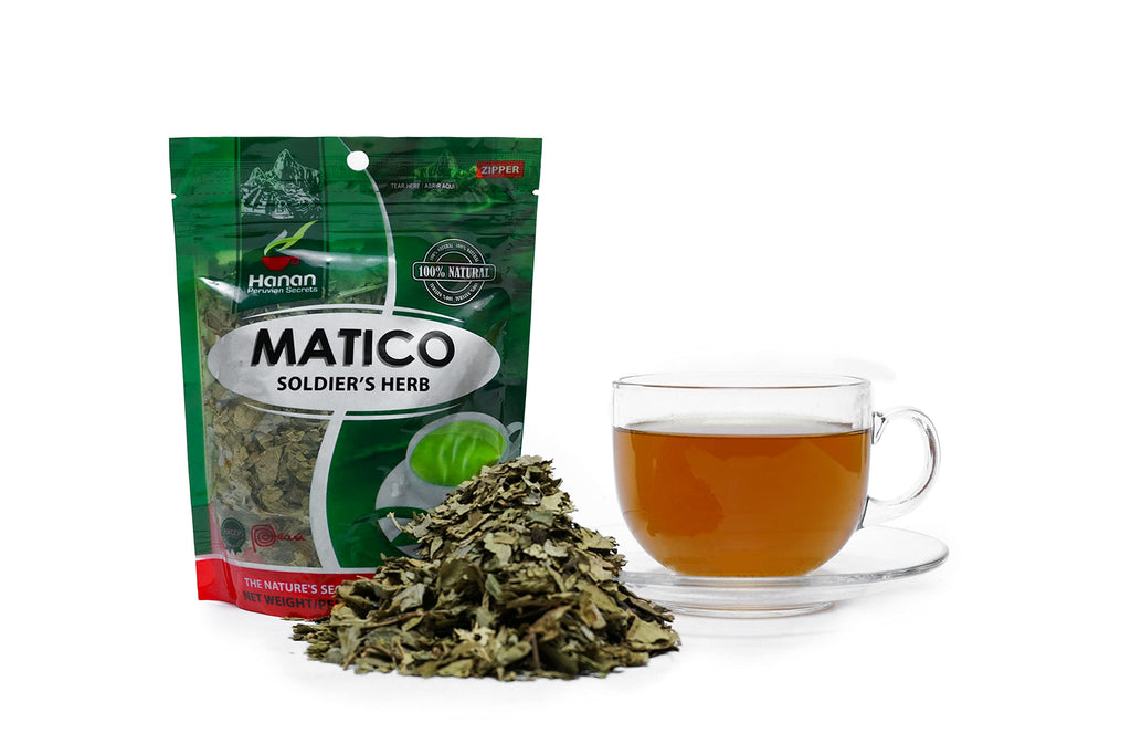 Hanan Peruvian Secrets Matico Loose Herbal Tea |100% Natural Soldier's Herb from the Andes Mountains | 1.41oz / 40g |