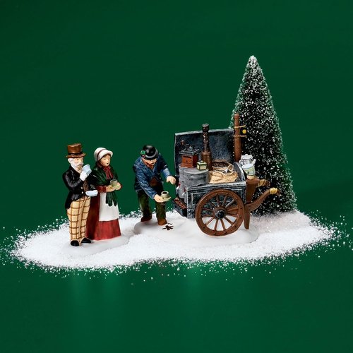 Department 56 Dickens' Village Coffee Stall Building & Accessory Figurine Set - 2.5 Inch
