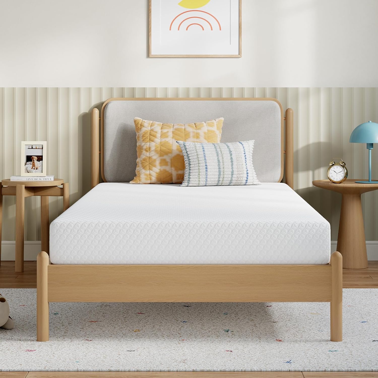 Novilla 8 Inch Queen Memory Foam Mattress - Breathable Comfort & High-Density Support for Pressure Relief