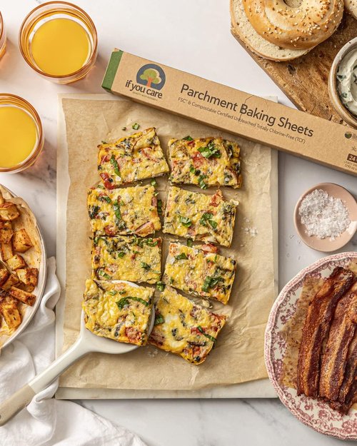 If You Care Parchment Paper Baking Sheets - Unbleached, Greaseproof Precut Liners | 12 Pack, 24-Count, Fits 12.5” x 16” Pans
