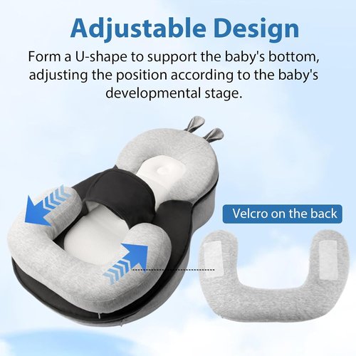 Baby Lounger by [Brand Name] - Dual-Function, Removable & Machine-Washable Pad | Lightweight & Portable
