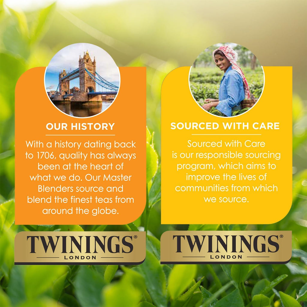 Twinings Pure Oolong Tea 2-Pack – Golden Caffeinated Tea, Individually Wrapped Tea Bags, 20 Count Each
