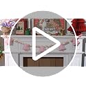 Whaline Pink Christmas Felt Garland Banner with Pom Balls – 2.5m Holiday Wall Decor