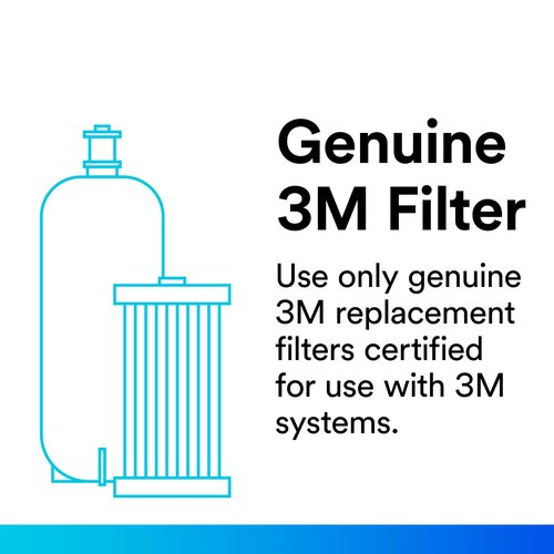 3M Water Filtration System High Flow Series Replacement Cartridge HF10-MS, 5626111