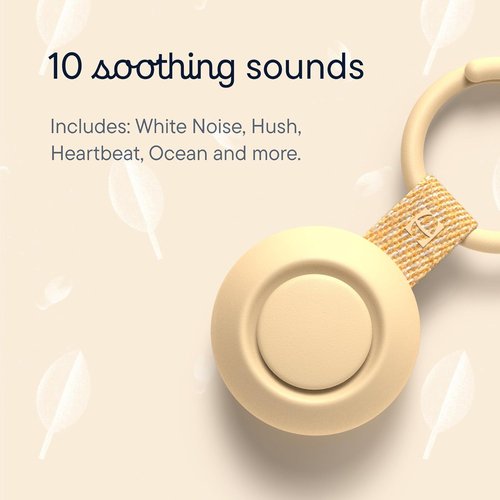 Hatch Go Portable Sound Machine - 10 Soothing Sounds for Babies & Kids | Travel-Friendly Sleep Soother | Honey