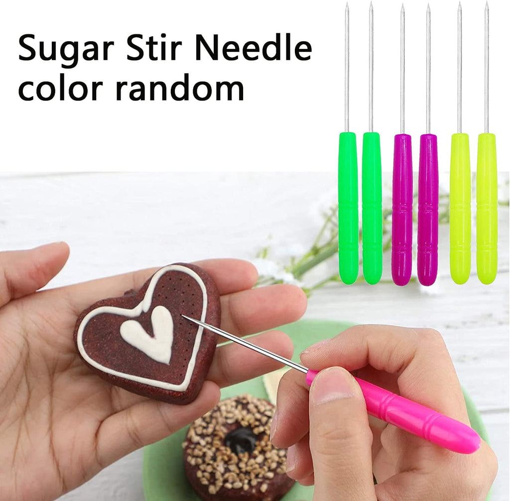 Tipless Piping Bags by 122Pieces - 100 Disposable Pastry Bags for Icing & Cookie Decorating - Includes 10 Ties, 10 Clips & 2 Scriber Needles - Ideal for Cakes & Cookies (10 Inch)