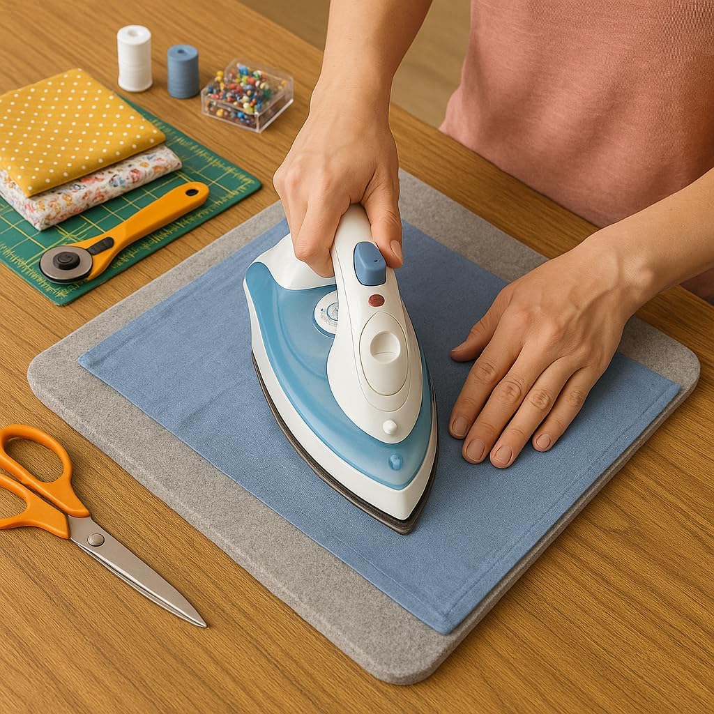 Wool Ironing Mat - Portable Pressing Pad for Quilting & Sewing | Iron Anywhere (11.5" x 14.5")