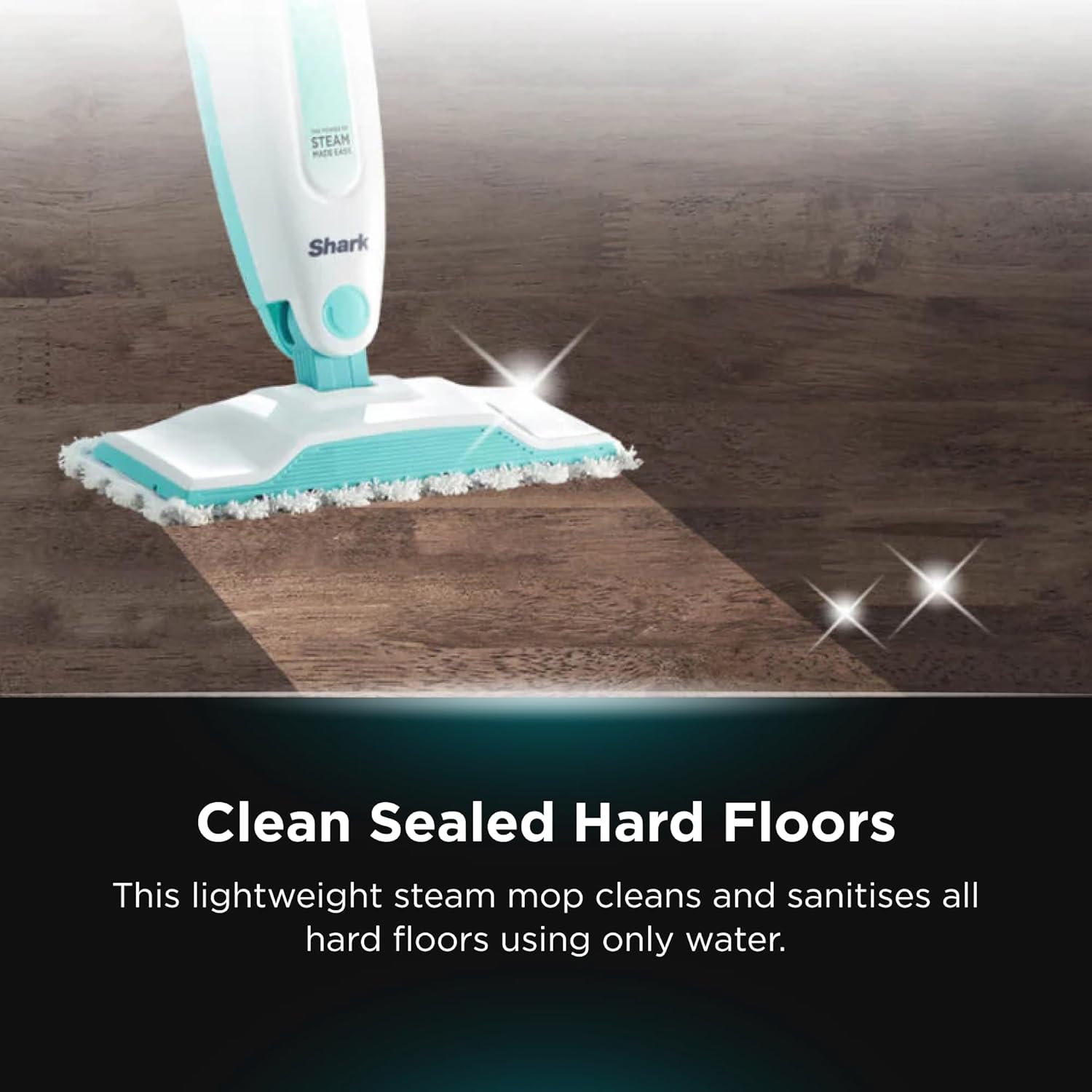 Shark Steam Mop | Hard Floor Cleaner with XL Removable Water Tank & 18-Foot Power Cord - White