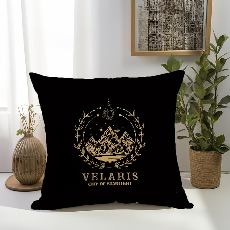 OUZ Fourth Wing Merch, Basgiath War College Pillow Cover, Inspired Gift for Dragon 2 Sided Pillowcase, Birthday Graduation Gift Pillow Case Decor, Home Decor18x18Inch (Black-02)
