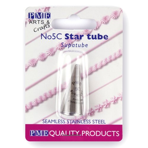 PME Seamless Stainless Steel Small Closed Star Supatube no. 5C