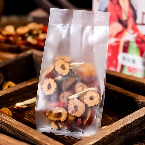 Jujube Ginger Tea Bags - 10.58 Oz Dried Longan Jujubes Dates Goji Berry Ginger Tea Bags, Lycium Red Date Dark Brown Sugar Hot Teas Individual Packaging - Women's Five Treasures Tea Drink Korean Tea.