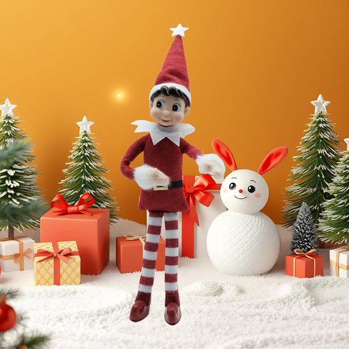 LovelfStory Plush Elf Doll - Perfect Christmas Festival Gift for Kids | Soft & Adorable Design