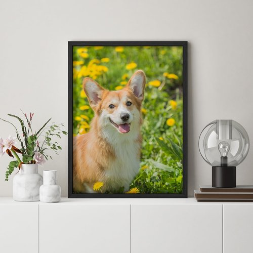Custom Framed Poster Prints | Personalized Canvas Pictures for Wall - 12"x16" Black
