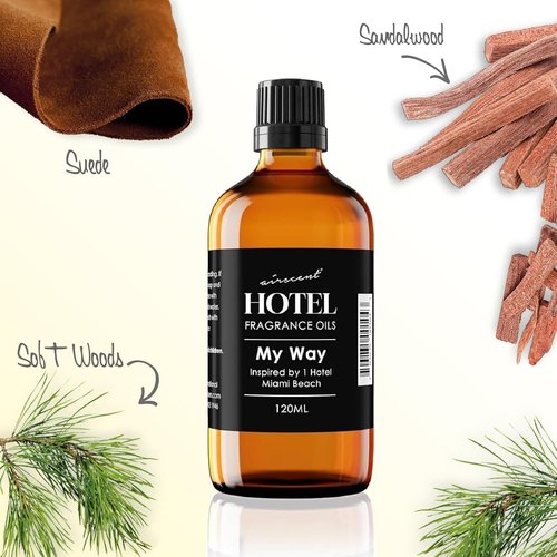 AirScent My Way Diffuser Oil No. 1111 - Inspired by 1 Hotel Miami Scent | Premium 500 mL Fragrance Oil for Ultrasonic & Waterless Diffusers