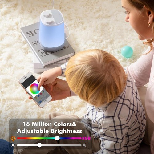 Baby Sound Machine - Nursery Night Light & White Noise Machine for Sleep | APP Control & Sleep Trainer