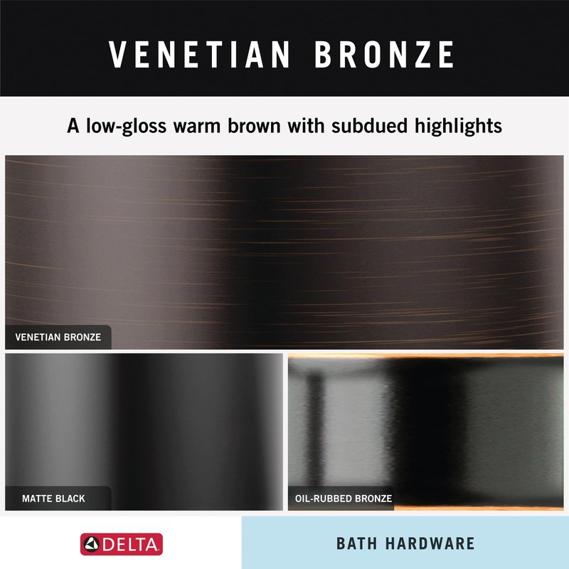 Delta 759240-RB Trinsic 24 in. Wall Mount Towel Bar Bath Hardware Accessory in Venetian Bronze