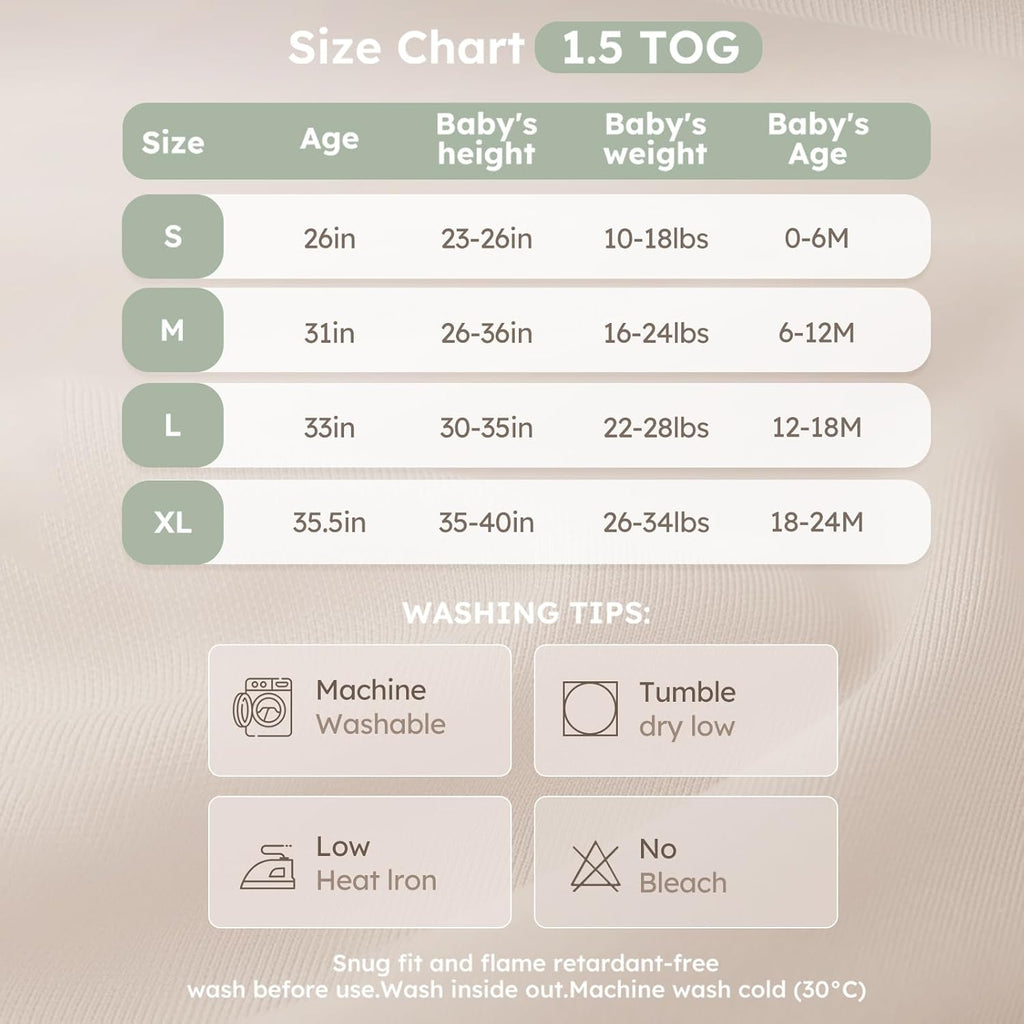Yoofoss Baby Sleep Sack | Fleece Wearable Blanket for 6-12 Months | Plush Dots & 2-Way Zipper, TOG 1.5