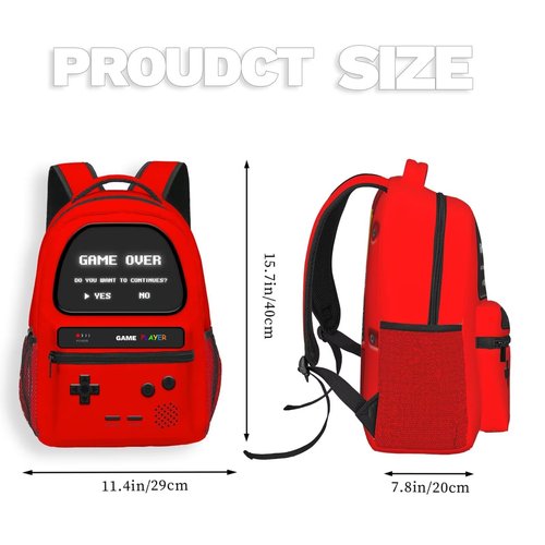 YOZIRIBO School Backpack for Boys Gamer Boys Backpack for Kids Children Teens Elementary Middle School Students Bookbag Ages 6-18 Video Game Bookbag Travel Back Pack