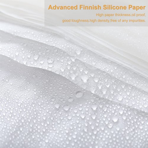 Round Parchment Paper 20 Inches Dutch Oven Liners Disposable White Baking Paper for Cake Pan, Air Fryer, Steamer, BBQ Party, Cakes, Pizza, Meats and Vegetables (40 Pieces)