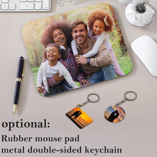 LouisMIAA Custom Metal Photo Prints - Personalized Collage Frame Gift for Family & Friends | Unique Keepsake