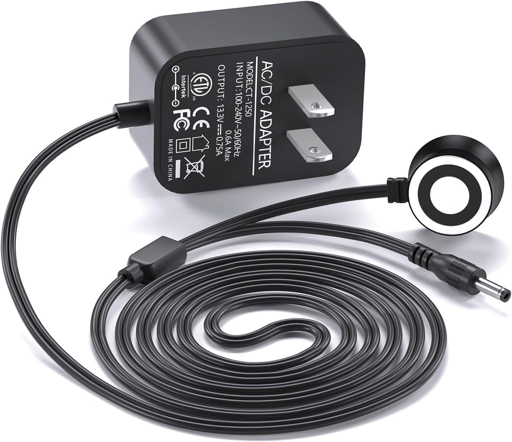 Shark Replacement Vacmop Charger - 13.3V Dual Connector for VM252, VM251, QM250, VM200 Series