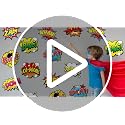 62-Piece Comic Action Hero Wall Cutouts – Superhero Party Decorations