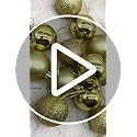LydeLog Red Christmas Ball Ornaments 24 Pack 1.6 Inch Matte Glossy Glitter Shatterproof Holiday Decor