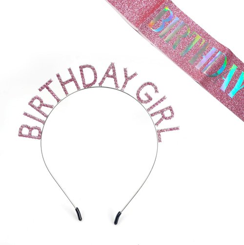 Birthday Girl Crown - Iridescent Streamers for Festive Celebrations | Perfect Party Decor