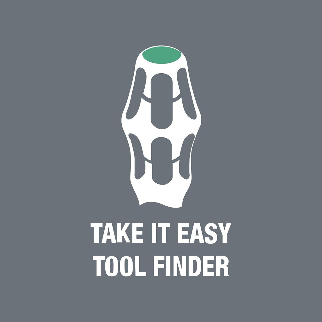 Wera 9710 Foam Insert Screwdriver Set - 18-Piece Professional Tool Kit for Precision Work