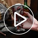 Medieval Dragon Wine Goblet, 7 oz Stainless Steel Gothic Chalice