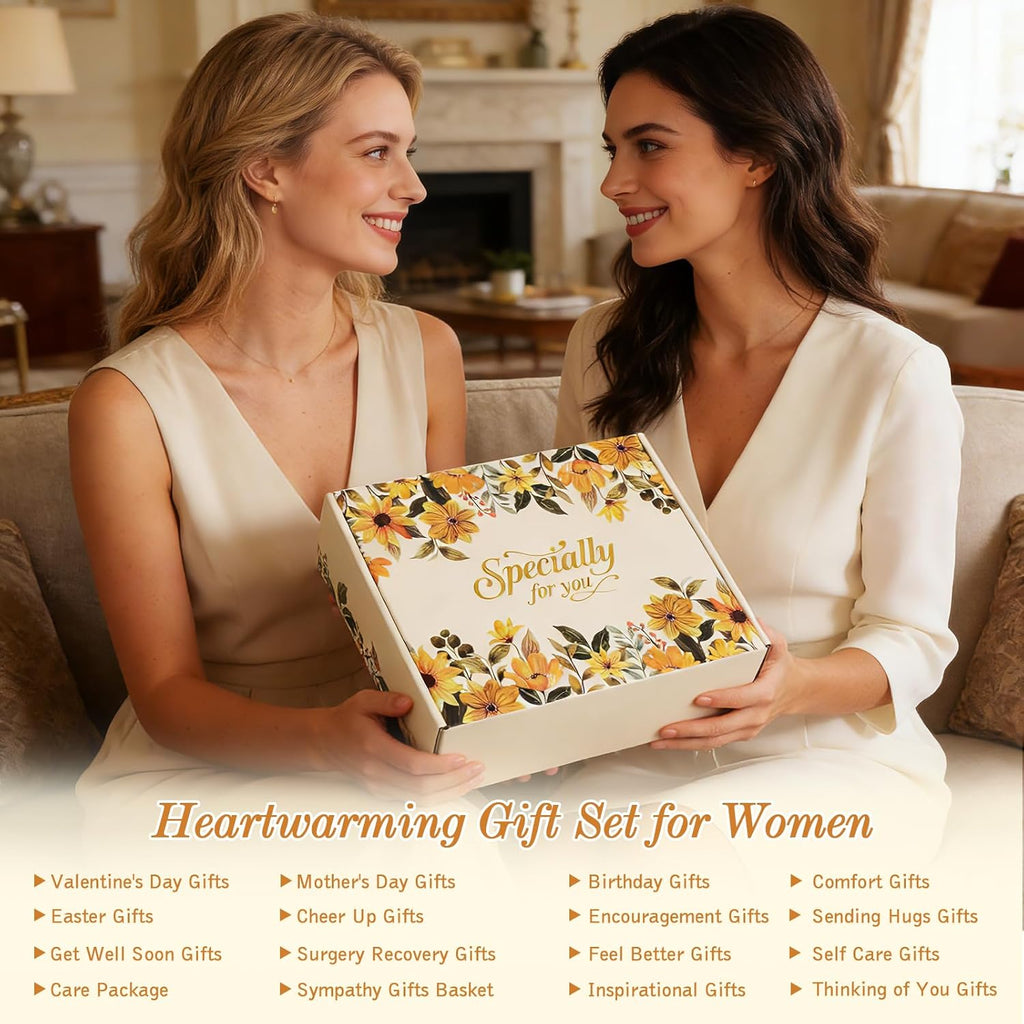 Regine Switzerland Self-Care Gift Basket - Thoughtful Birthday & Get Well Soon Package for Women