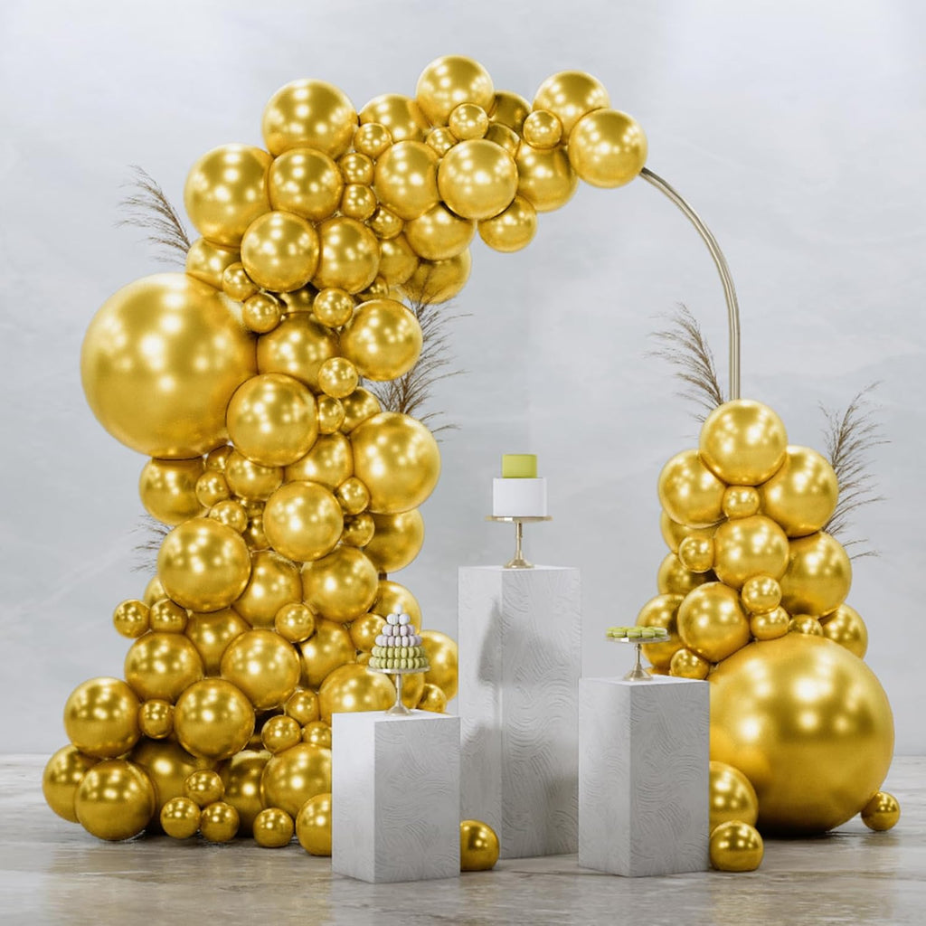 PartyWoo Gold Balloon Arch Kit - 85pcs in 5 Sizes for Birthday, Wedding, Baby Shower & More