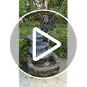 Fairy on Rock Water Fountain with LED Lights for Indoor and Outdoor Decor