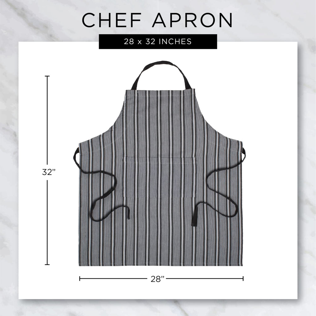 DII Everyday Basic Kitchen Collection, Chef Apron, Nautical Blue