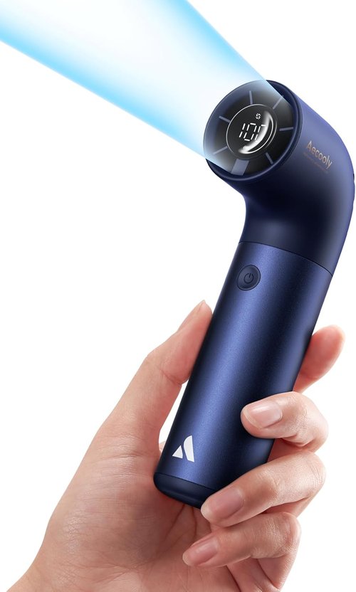 Aecooly Slim Portable Fan - Lightweight Handheld Design for On-the-Go Cooling