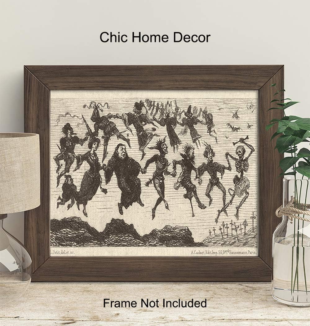 Regine Switzerland Witches Decor | Gothic Wall Art for Pagan & Wiccan Homes - Unframed Print