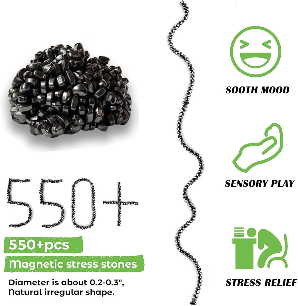 Skiennix Fidget Toys for Adults - 550 PCS Sensory Desk Toys for Office Stress Relief