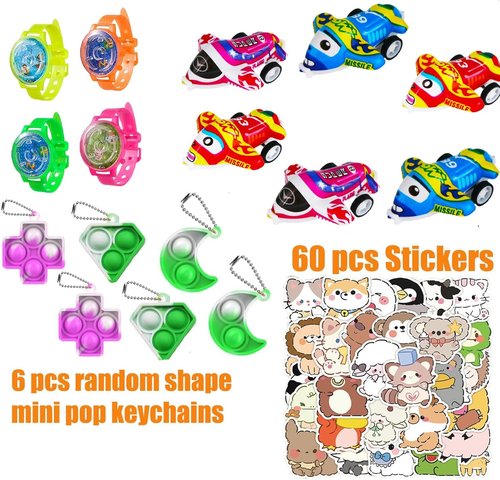 Mctuoba 128 Pcs Fidget Toys Set - Perfect Party Favors & Classroom Prizes for Kids Ages 4-8