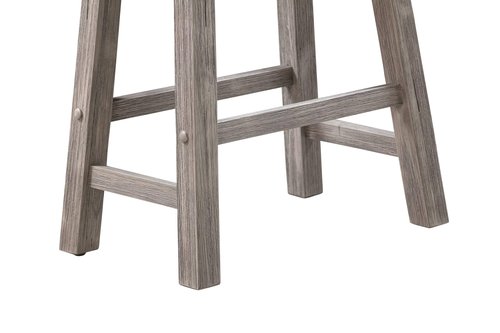 Boraam Sonoma Stool, Counter Height, Storm Grey Wire-Brush