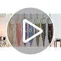 Macrame Moon & Star Wall Hanging Dream Catcher with LED Lights