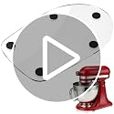 Acrylic Stand Mixer Slider Tray for 4.5-5Qt Tilt-Head Appliances