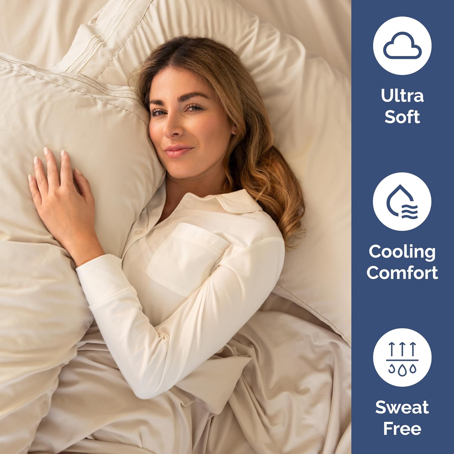 Skiennix Full XL Bed Sheet Set - 4 Piece Soft, Breathable & Cooling Luxury Bedding - Deep Pockets, Fade & Wrinkle Free - Wheat Color