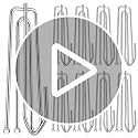 60-Piece 4-Prong Pinch Pleat Curtain Hooks for Drapery and Header Tapes